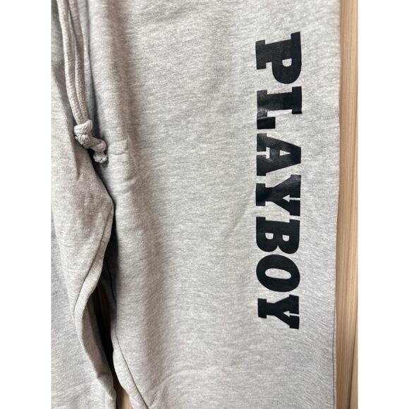 Playboy Lounge Sweatpants Gray Women's Jogger Size 2 - Picture 5 of 11